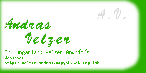 andras velzer business card